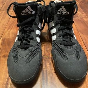 Adidas boxing / wrestling shoes , like new , kids size 5 1/2